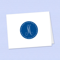 Medallion Foldover Note Cards