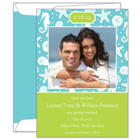 Teal Jetties Photo Cards