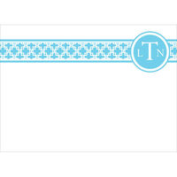 Turquoise Weave Flat Note Cards