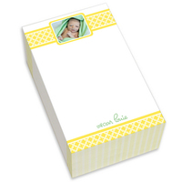 Yellow Weave Photo Chunky Notepads