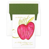 Sweet Apple Wishes Jewish New Year Cards