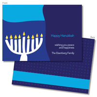 Hanukkah Mosaic Greeting Cards