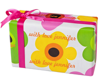 Mod Blooms Personalized Gift Wrap