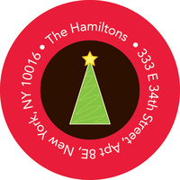 Merry Merry Xmas Address Labels