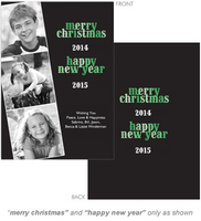 Photo Strip Holiday Cards