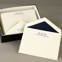 Block Initial Letterpress Note Cards