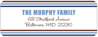 Blue and Brown Address Labels
