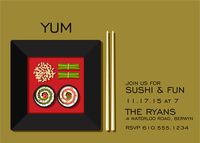 Sushi Invitations