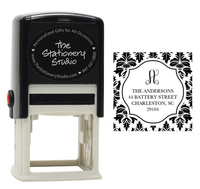 Toile Pattern Self-Inking Stamper