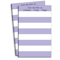 Purple Stripe Mommy Notepad