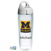University of Michigan Go Blue Personalized Water Bottle