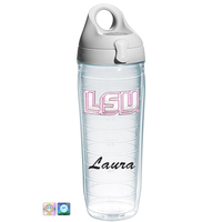 Louisiana State University Pink Personalized Water Bottle