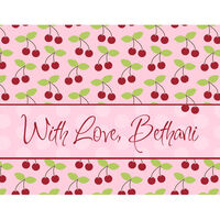 Cherries Galore Foldover Note Cards