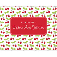 Cherries Foldover Note Cards