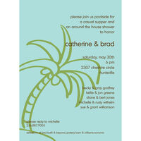 Coconut Palm Tree Invitations