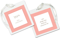 Coral Lobster Luggage Tags