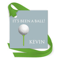Tee Off Gift Tags with Attached Ribbon