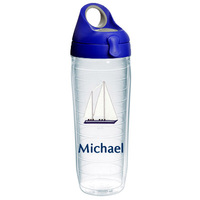 Blue Sailboat Personalized Tervis Water Bottle
