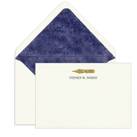 Elegant Note Cards with Engraved Calligraphy Nib