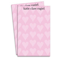 Pink Heart Notepads