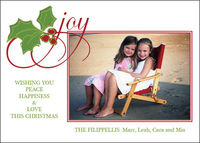 Joy Holidays Photo Cards