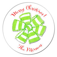 Christmas Bow Gift Stickers