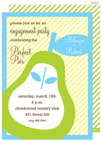 Perfect Pear Party Invitations