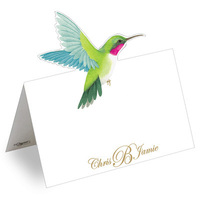 Hummingbird Die Cut Personalized Placecards