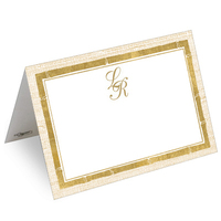 Bamboo Border Printed Placecards