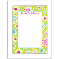 Green Flakes Dry Erase Magnetic Board