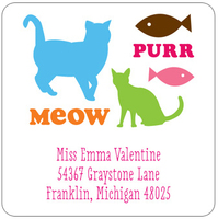 Meow Address Labels