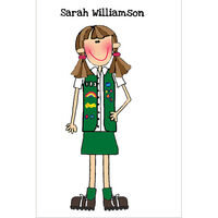 The Girl Scout Foldover Note Cards