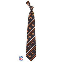 Chicago Bears Cambridge Striped Silk Neckties