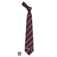 New England Patriots Striped Woven Necktie