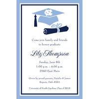 University of North Carolina Cap and Diploma Invitations