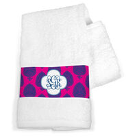 Pink Delhi Hand Towels