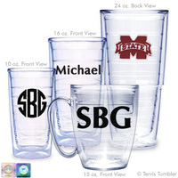 Mississippi State University Personalized Chenille Tumblers