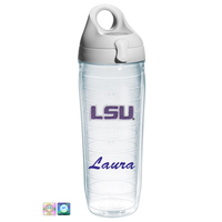 Louisiana State University Personalized Chenille Water Bottle
