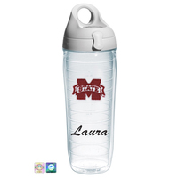 Mississippi State University Personalized Chenille Water Bottle
