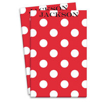 Red Polka Dot Notepads