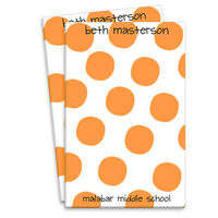 Orange Spots Notepads