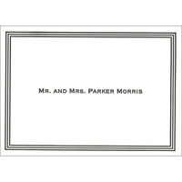 Grand Border Petite Folded Note Cards - Letterpress