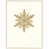 Embossed Snowflake Holiday Cards