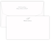 Triple Thick Watermark Wide Flat Note Cards