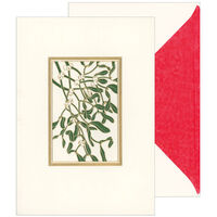 Mistletoe Holiday Cards with Inside Imprint