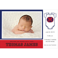 University of Mississippi Photo Baby Announcements
