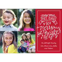 Cherry Merry and Bright Holiday Photo Cards
