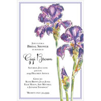 Elegant Iris Invitations
