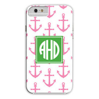 Pink Anchors iPhone Hard Case