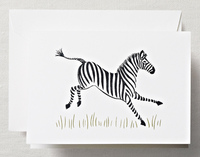 Brushstroke Zebra Boxed Note Cards